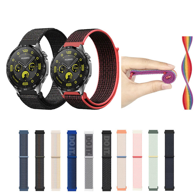 Dành cho Huawei Watch GT 6 5 4 3 2 GT2Pro GT2E GT3Pro GT5Pro GT6Pro Dây đeo Nylon thoáng khí Dây đeo