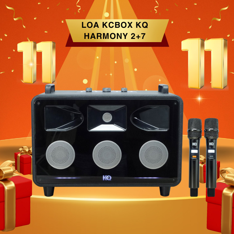 Loa Kcbox KQ Harmony - Loa Di Động Hay Nhất Của Kcbox Vừa Ra Mắt Tháng 8-2025 Công Suất 450W, Pin Dờ