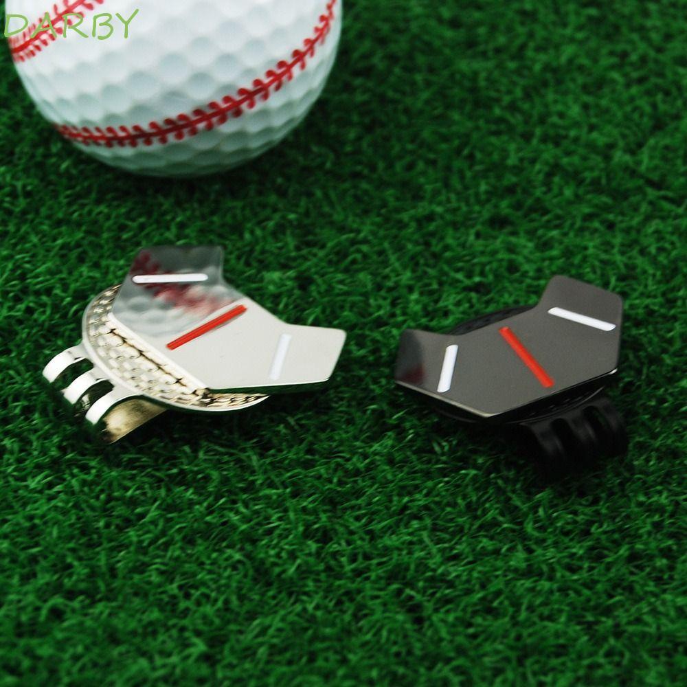 DARBY Golf Hat Clip Ball Marker, Hợp Kim Kẽm Golf Marker, Golf Ball Marker Tất Cả Di Động Tiện Lợi S