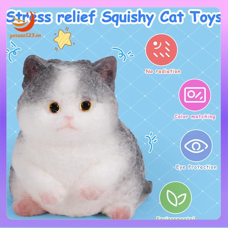 [gaozuo523.vn] Đồ chơi mèo Squishy nhỏ Giảm căng thẳng Đồ chơi Squishy Mèo ngộ nghĩnh Đồ chơi Squish
