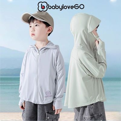 Áo chống nắng bé trai BabyloveGO áo choàng chống nắng Cool-Air cánh dơi làm mát tức thì chống tia UV
