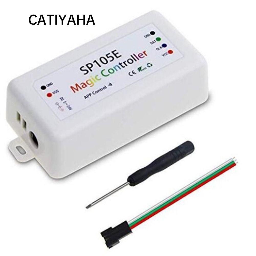 Bộ điều khiển đèn LED CATIYAHA, Bộ điều khiển dải điểm ảnh Led MIC tích hợp DC5-24V, Bluetooth WIFI 