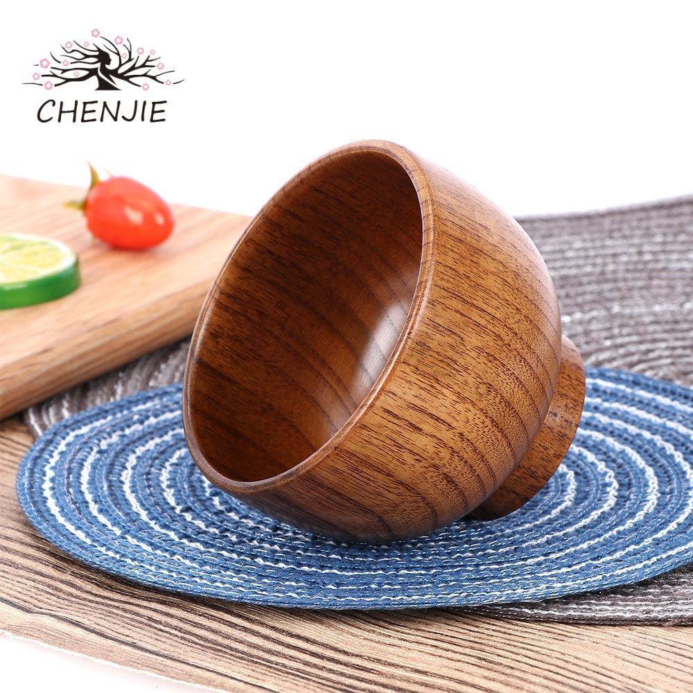 CHENJIE Gỗ Tự Nhiên Thủ Công Ăn Handmade Tre Nghệ Thuật Dụng Cụ Gia Đình Trang Trí Thực Phẩm Thân Th