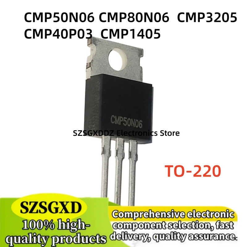 5 Chiếc CMP1405 CMP3205 CMP40P03 CMP50N06 CMP80N06 TO-220 CMP 1405 3205 40P03 50N06 80N06 Hiệu Ứng T