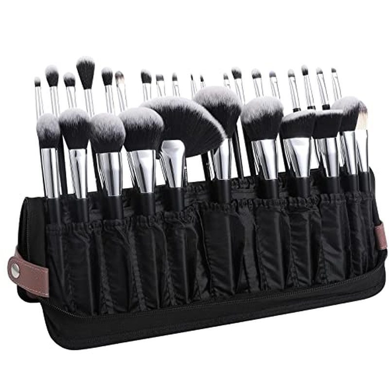 DUcare Cọ Trang Điểm Sắp Xếp 30 Chiếc Gấp Du Lịch Hộp Đựng Bàn Chải Trang Điểm Đứng Túi Đựng Mỹ Phẩm