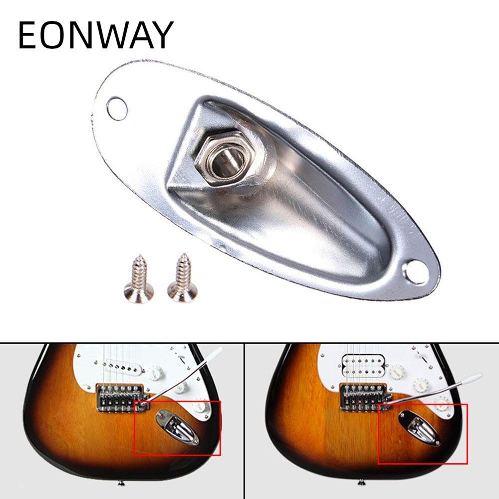 EONWAY Guitar Đầu Vào Jack, Hình Thuyền Đàn Guitar Điện Đàn Guitar Jack Đĩa, Linh Kiện Thay Thế Jack