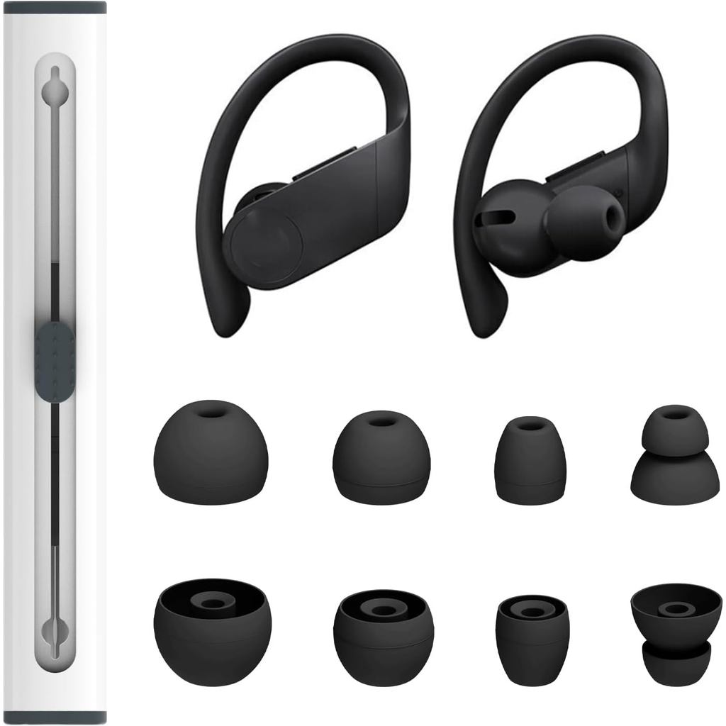 Bộ tai nghe thay thế hopopwer Bộ tai nghe silicon cho tai nghe không dây Powerbeats Pro Beats, tương