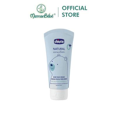 Kem dưỡng ẩm chiết xuất Bơ hạt mỡ & Vitamin E  Chicco Natural Sensation 0M+ 50ml