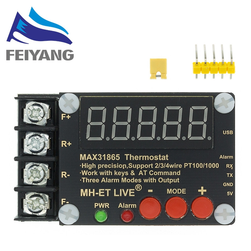 Max31865 Bộ thu mô-đun đo nhiệt độ máy tính PT100 PT1000 có độ chính xác cao cho Ardunio / STM32 / P