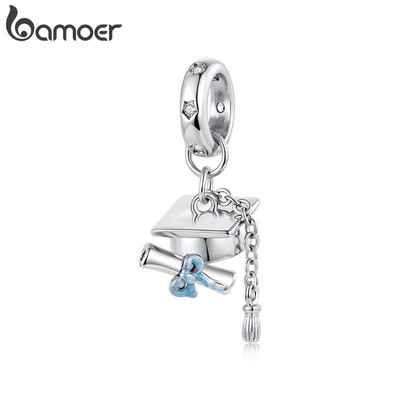 Bamoer Charms Hạt Vữa Phụ Kiện DIY Vòng Tay Cho Nữ Quà Tặng