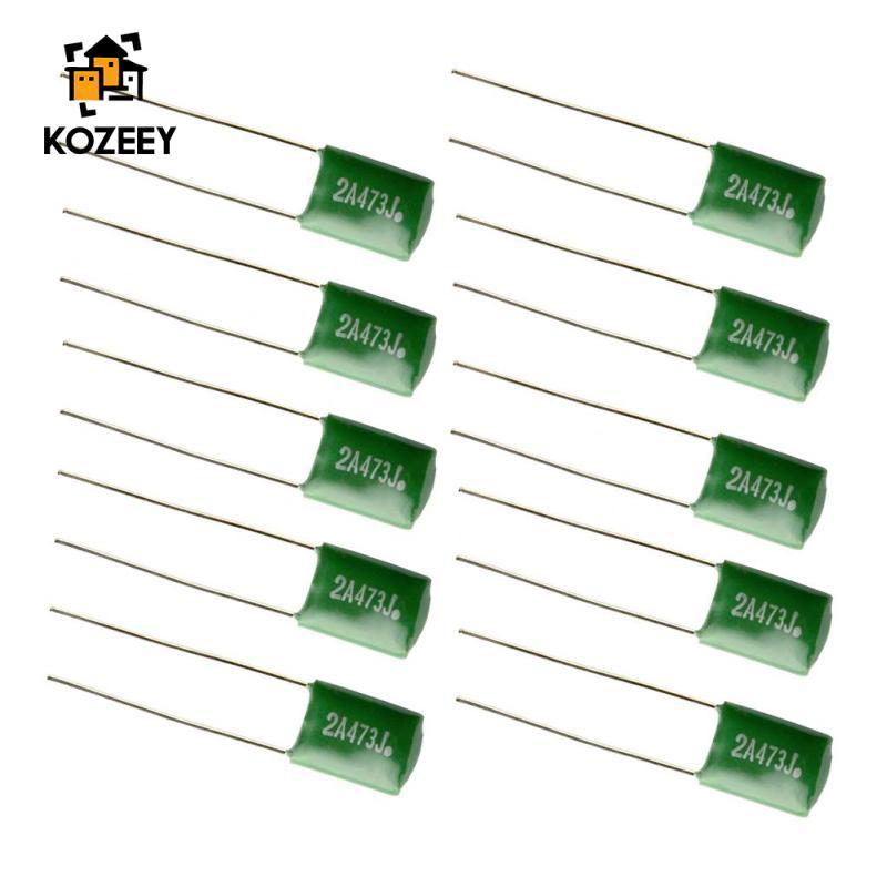 Thực tế 10 CÁI 0,047 / 2A473J Polyester Film Eleic Guitar Tụ điện