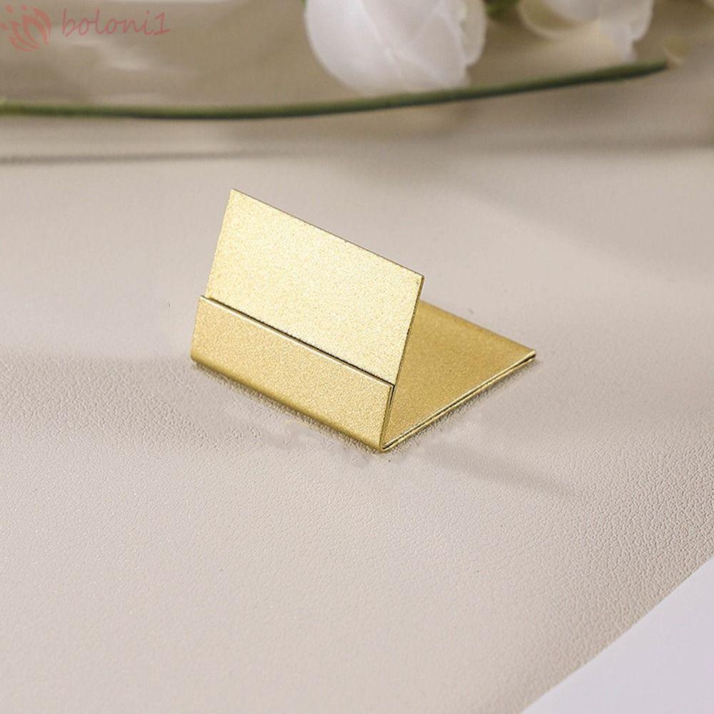 [COD] Place Card Holder, Metal Name Card Clip Stand, Display Stand DIY Bền Display Sign Holder Tiệc 