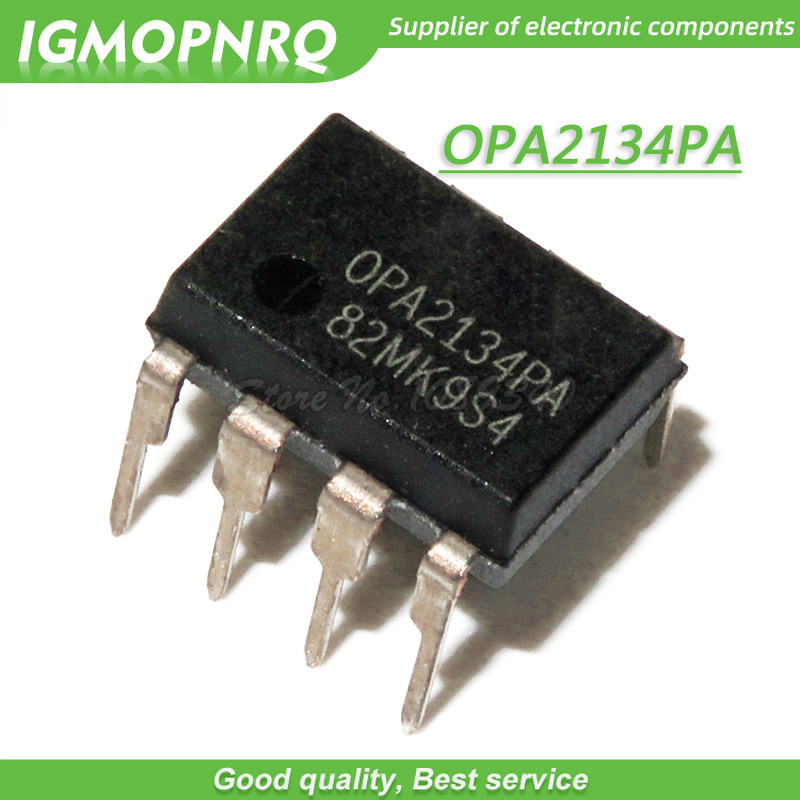 5 chiếc OPA2134P OPA2134PA OPA2134 DIP-8 Bộ khuếch đại âm thanh SoundPlus (TM) Hi-Perf Aud Oper Amp 