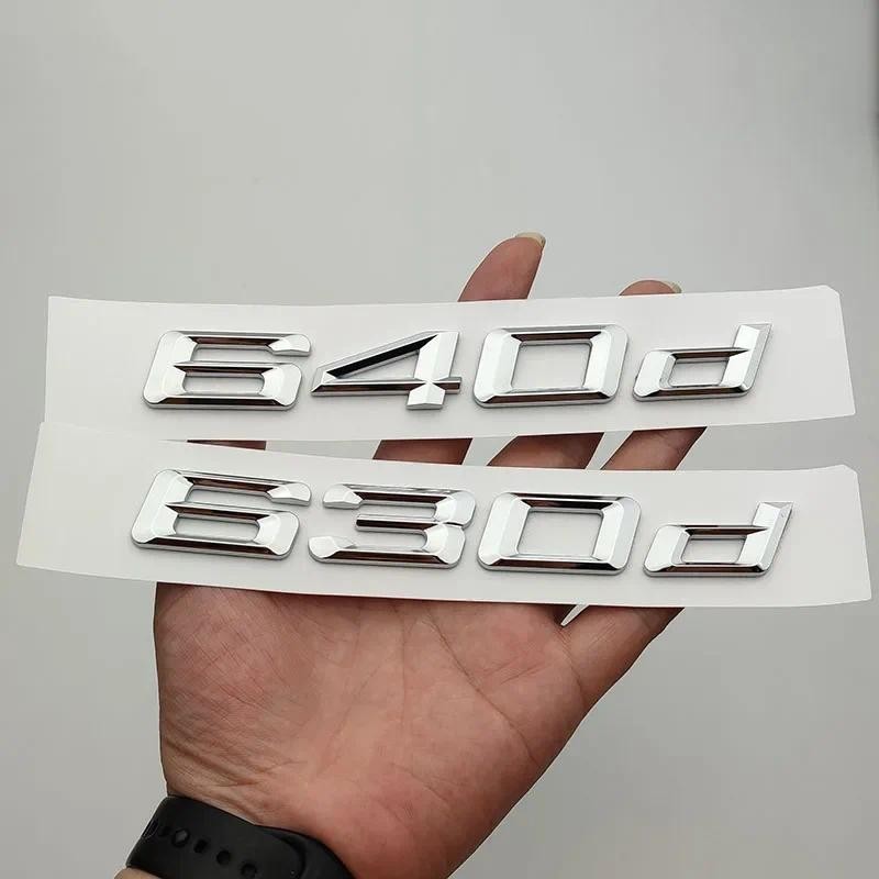 Chất Lượng Cao ABS Xe Phía Sau Thân Xe Huy Hiệu Miếng Dán Decal Dành Cho Xe BMW 6 Series GT F06 F13 