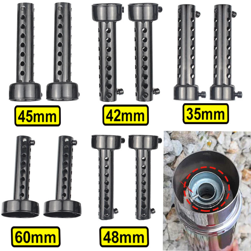 2 Chiếc 35mm 42mm 45mm 48mm 60mm Đa Năng Xe Máy Có Thể DB Killer Giảm Tiếng Ồn Âm Thanh Eliminator X
