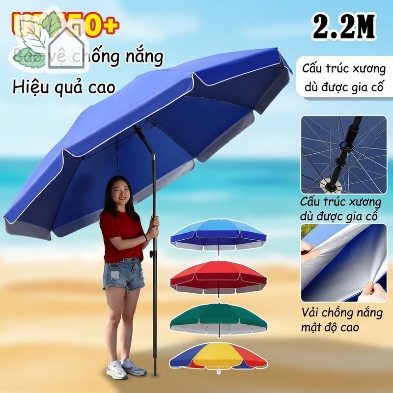 Ô Chống Nắng Di Đông PVC Chống Thấm Nước Cho Camping Và Dã Ngoại Ngoài Trời