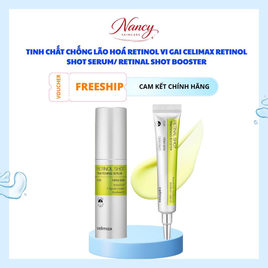 Tinh chất chống lão hoá retinol vi gai CELIMAX RETINOL SHOT SERUM/ RETINAL SHOT BOOSTER