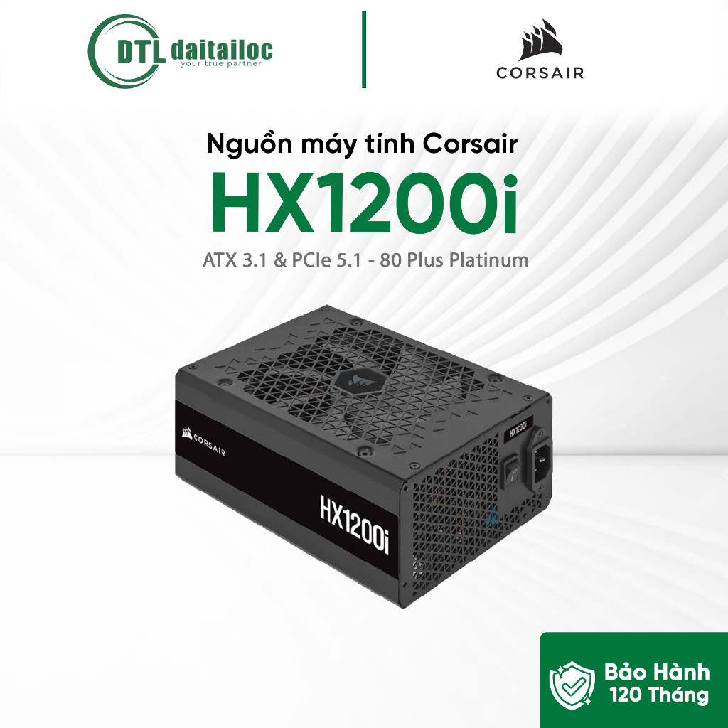 Nguồn máy tính Corsair HX1000i > HX1500i / AX1600i | Chính Hãng | Bảo Hành 120 Tháng