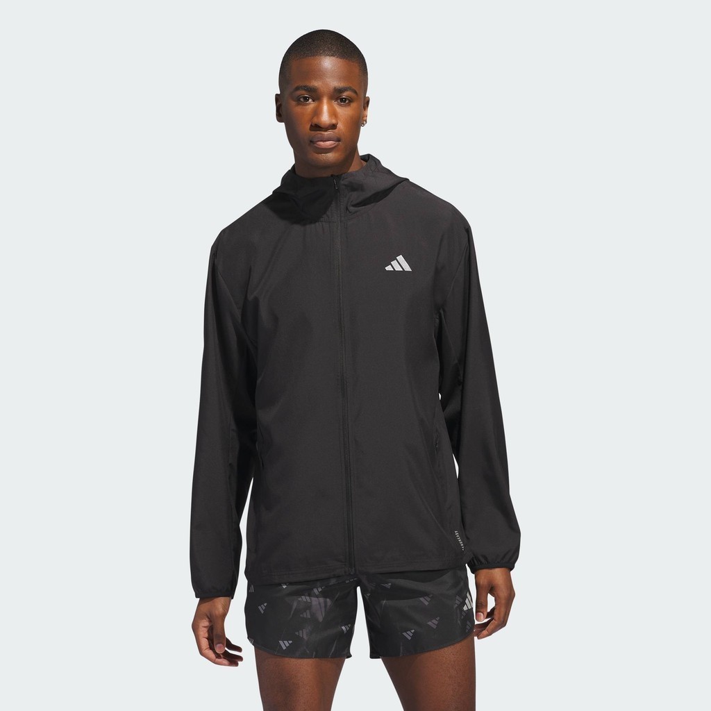 adidas Chạy Áo Khoác Run It Nam Đen IL7230