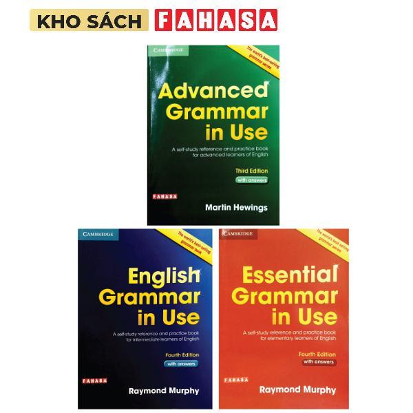 Combo Essential Grammar in Use + English Grammar in Use + Advanced Grammar in Use (Bộ 3 cuốn)