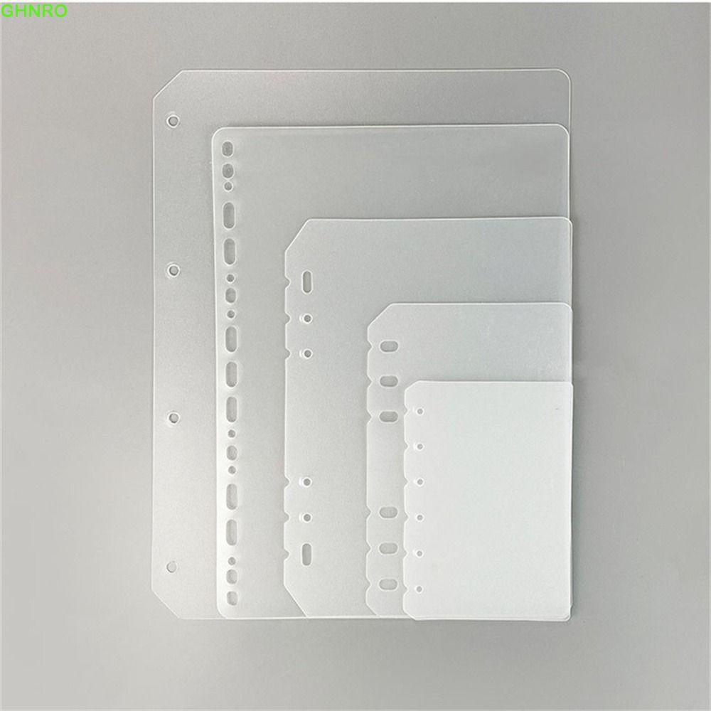 GHNRO Notebook Divider Matte Notebook Phụ kiện Board Page A5 A6 A7 B5 A4 Giấy bên trong Chương trình