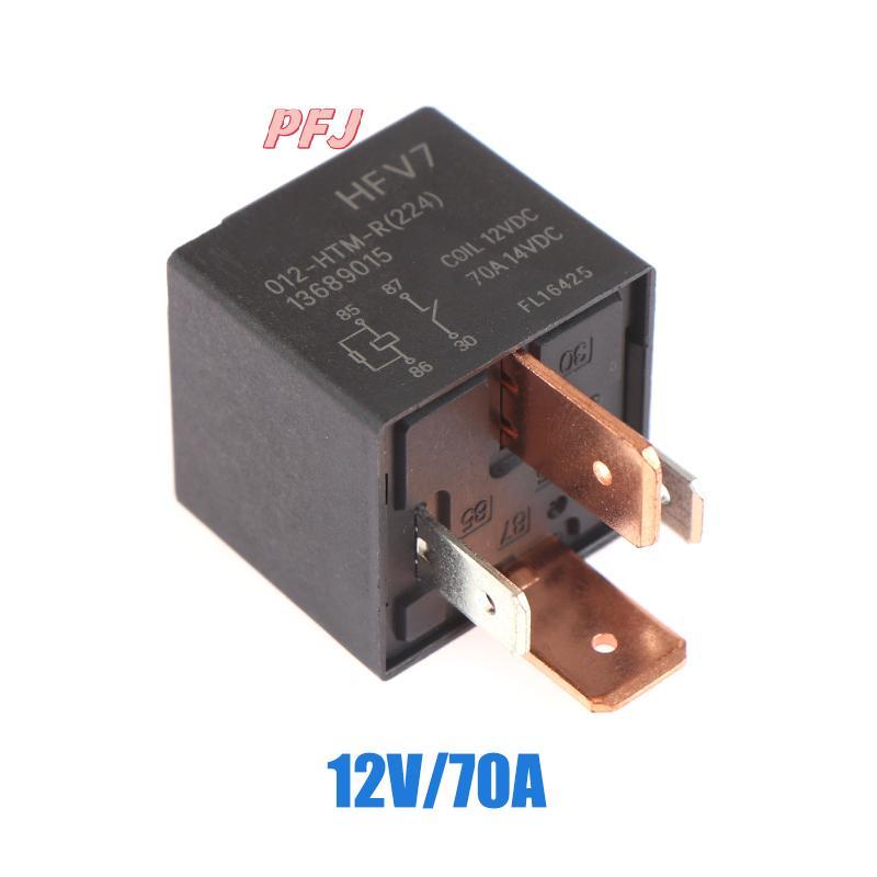 PFJ 1 PC 12V Rơ Le HFV7 012-HTM-R 70A 12VDC 4Pins Rơ Le Ô Tô Louislifestar
