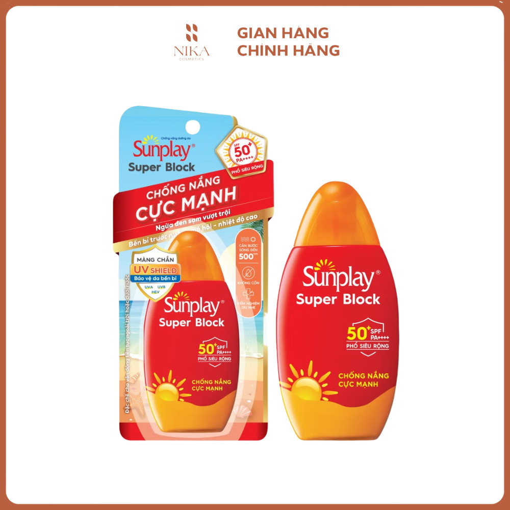 Kem Chống Nắng Sunplay Super Block 50+ SPF PA ++++ 70G