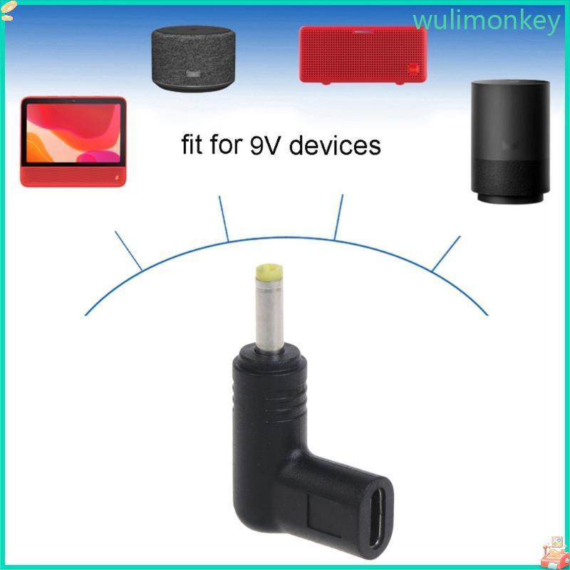 Bộ chuyển đổi nguồn WU Type C sang DC 9V USB C Cắm vào DC Nam Cắm sạc cho Laptop