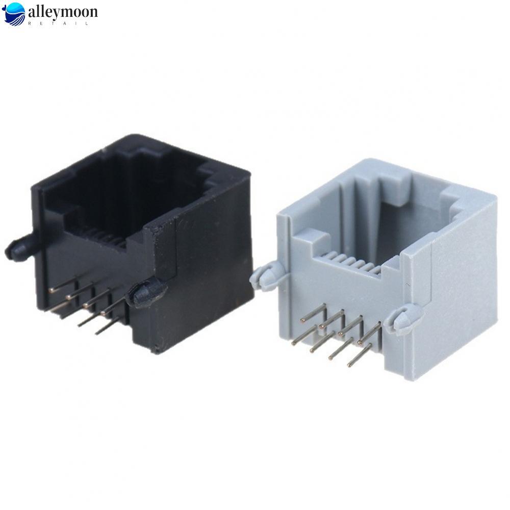 10 Chiếc Cho 8P8C Nữ Ổ Cắm Tương Thích Với RJ45 Cho PCB Và Bảng Điều Khiển Gắn