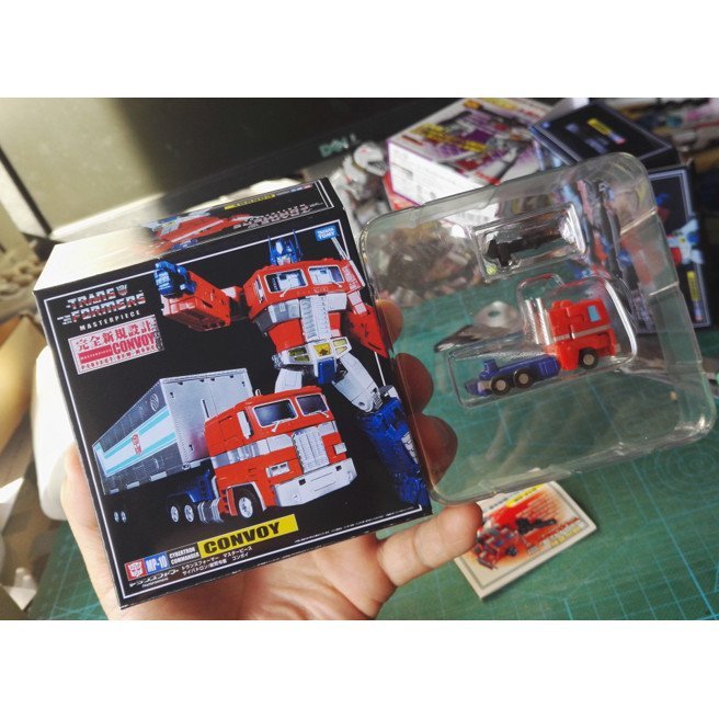 Hộp Giấy Thu Nhỏ Transformers MP10 Optimus Prime OP 1 / 6 Giấy Gói Ngoài Mô Hình Cảnh Rạp Hát Chuyên