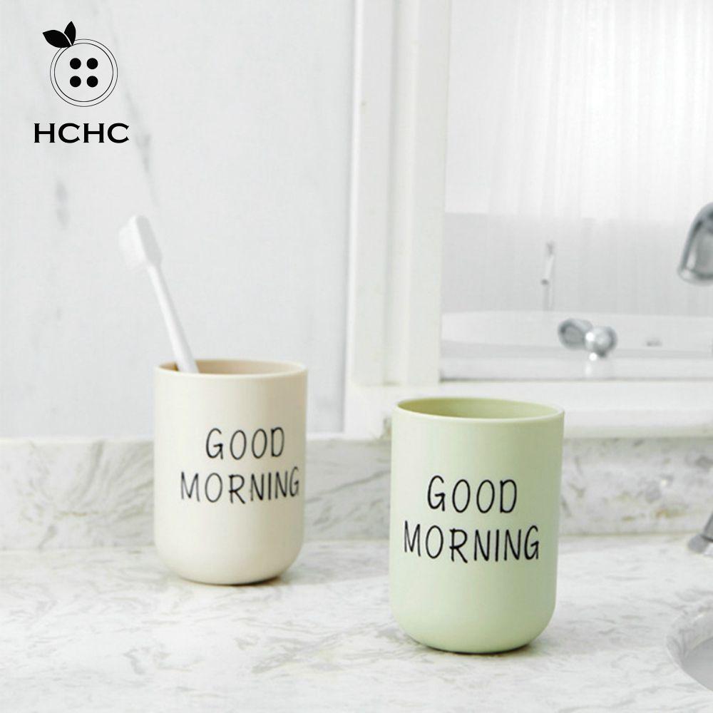 HCHC Cốc Giặt Cho Nước Trái Cây Sữa Drinkware Di Động Trà Cốc Bảo Quản Đồ Uống Uống Bàn Chải Đánh Ră