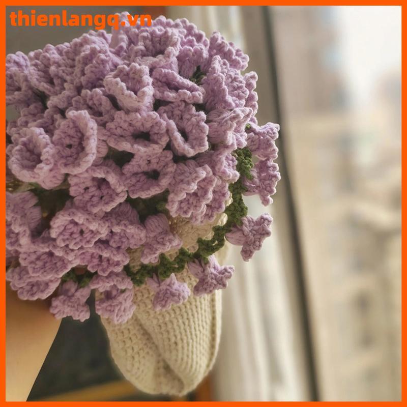 Thl handmade len diy bouquet chăn crochet chăn quà tặng cho mẹ, bạn gái, sofa chăn bất ngờ hoa bouqu