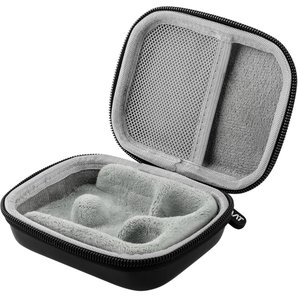 Hộp đựng tai nghe bằng da Linsoul ZiiGaat PELLEPOD, Hộp đựng IEM chống nước, Túi đựng cứng, Hộp bảo 