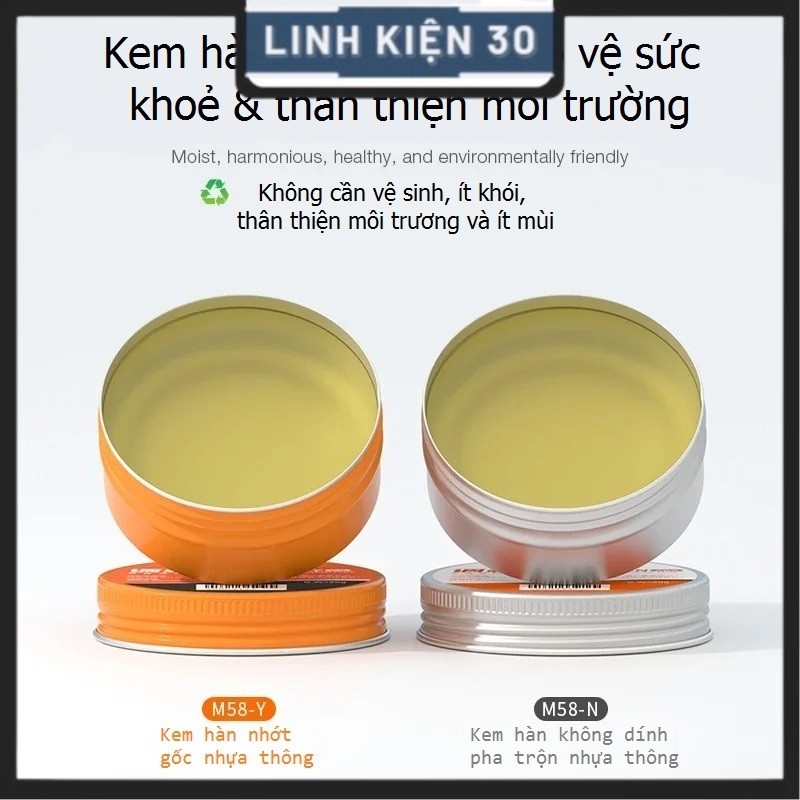 Mỡ hàn pha trộn nhựa thông Amaoe M58-Y và M58-N chất lượng cao