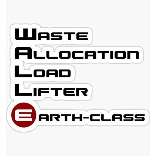 Nâng tải phân bổ chất thải - Wall E Lấy cảm hứng từ - Sticker Graphic - Auto, Wall, Laptop, Cell, Tr