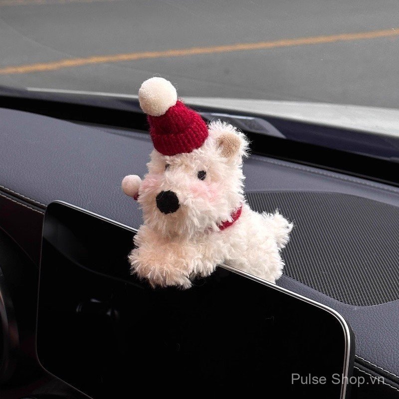 West Highland Trang trí màn hình ô tô Scribble Puppy Car Block Trang trí màn hình điều khiển trung t