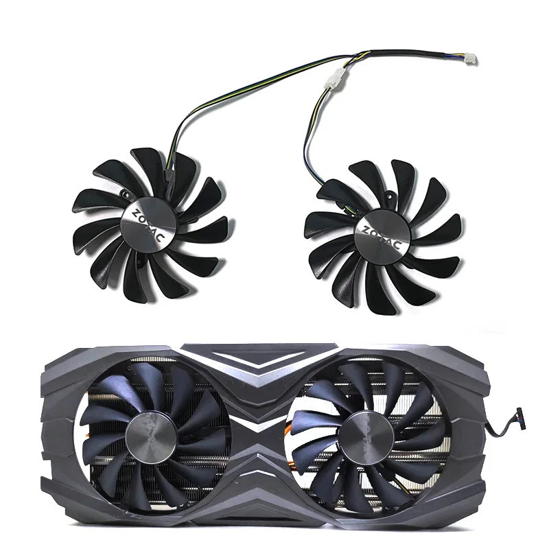 2 Chiếc 95 Mm GAA8S2U DC 12V 0.45A 4pin GTX1080 GPU Cooler Cho Zotac Gtx 1070 1080 Ti Gtx 1070Ti 108