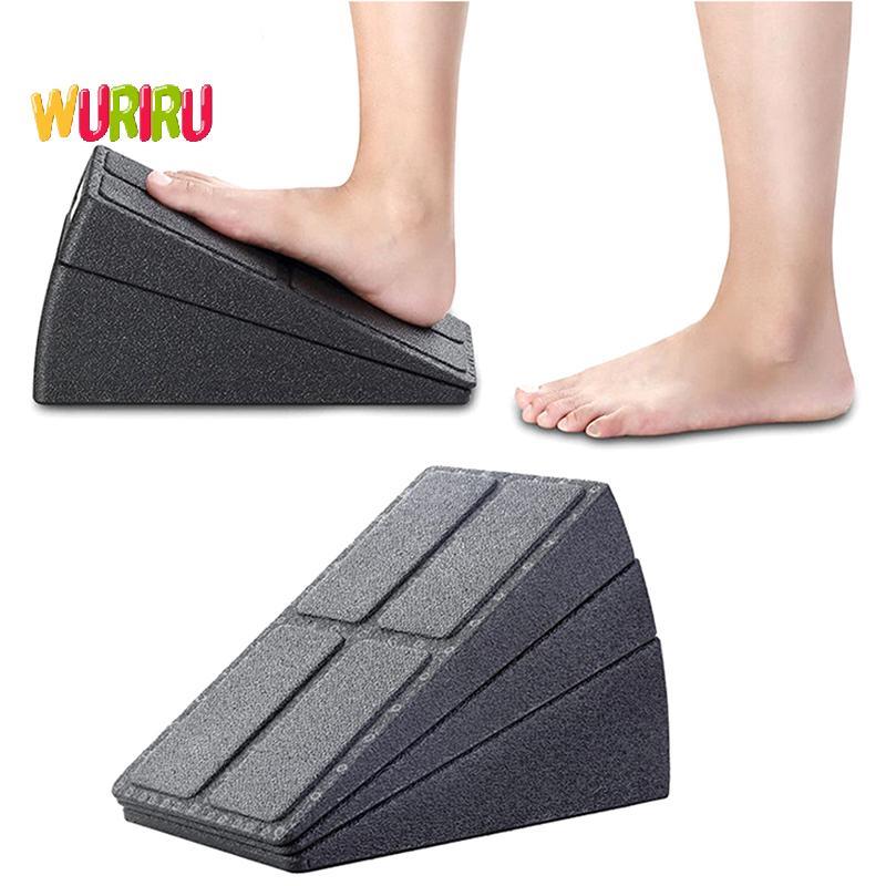 [Thứ tám] 3 chiếc Squat Wedge Blo Có thể điều chỉnh chống trượt Squat Ramp Deadlift Wedge bắp chân c