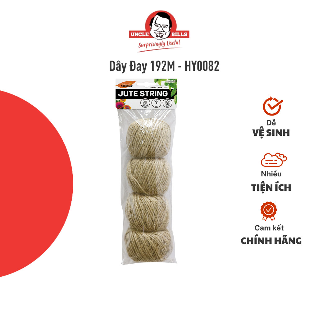 Dây đay cuộn tròn 48m/cuộn 4 cuộn 192m UNCLE BILLS HY0082