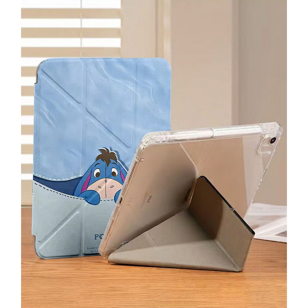 Eeyore pooh Ốp bảo vệ gập chữ Y cho iPad cho Air 4/5/6/7/8 M3 M4 A16, Pro 11 M4  Chống sốc ipad case