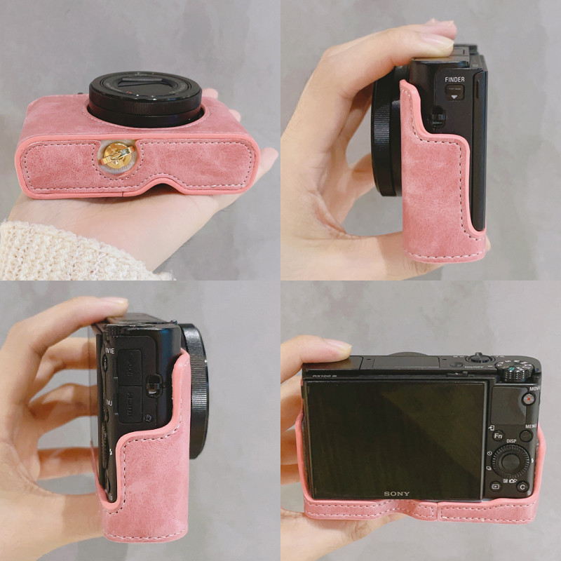 Thích hợp cho Túi đựng máy ảnh Sony a5000 a6400 Micro Đơn a5100 Vỏ bảo vệ rx100 Túi lưu trữ Thẻ đen 