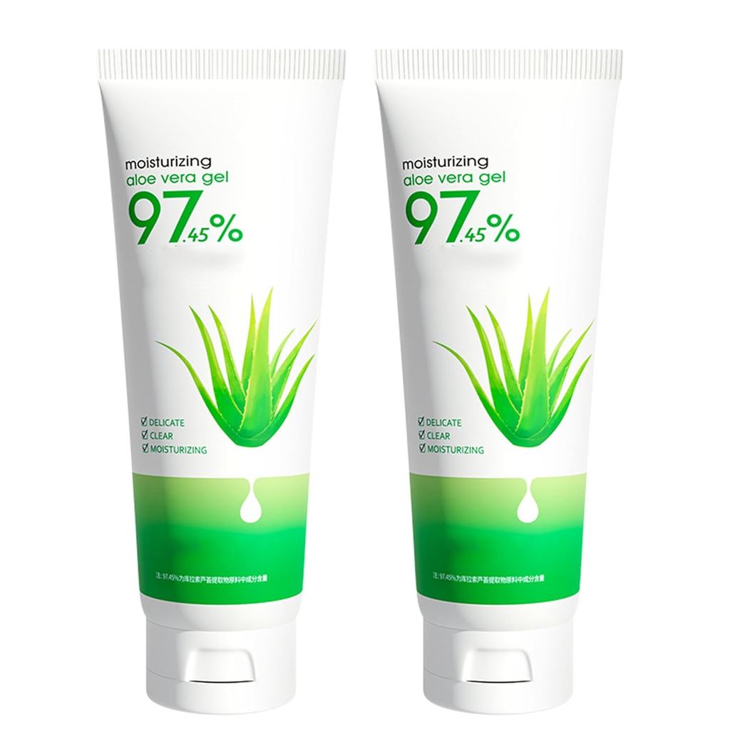 Gel lô hội hữu cơ được sản xuất, làm mới kích thước du lịch Gel lô hội cho mặt & cơ thể, làm mát, là