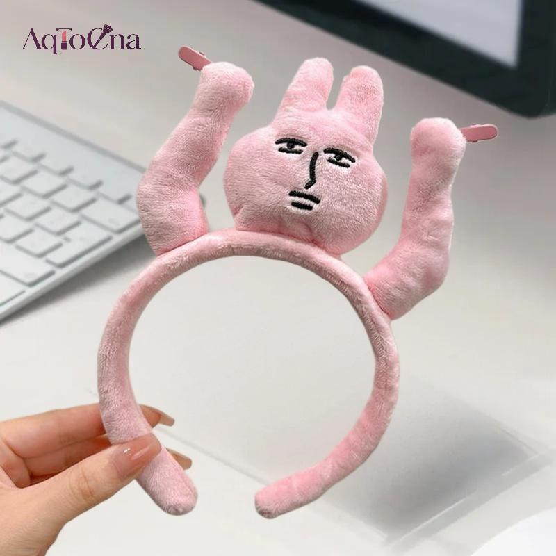 AqToCna 1 Fun Raise Your Hands To Pull Your Hair, Pink Bunny s, Funny Fun s, Grab Bangs, Hair Ties, 