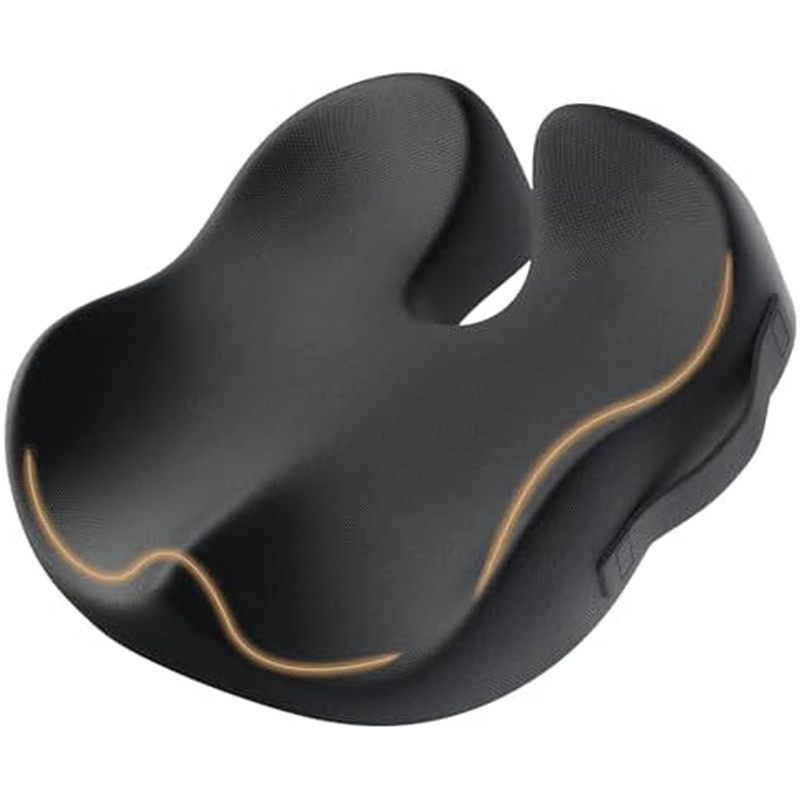 ProtoArc Seat Cushion, Office Chair Cushion for Sciatica, Coccyx Cushion, Ergonomic Memory Foam Seat