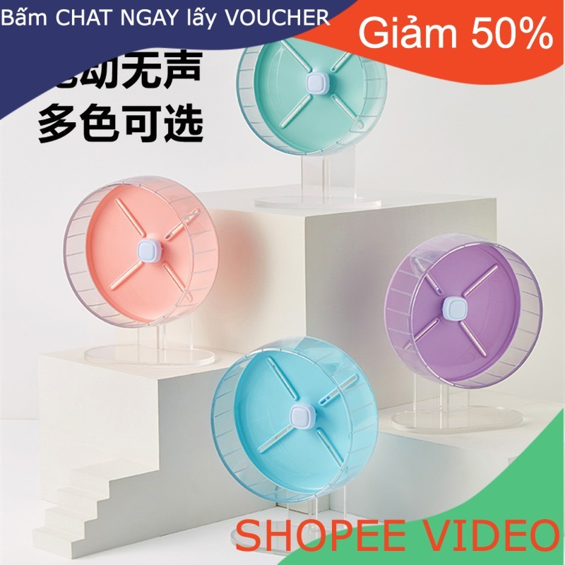(Bán Sỉ) [Wheel 26cm] Wheel candy 26cm cho hamster (KHÔNG KÈM CHÂN ĐẾ)