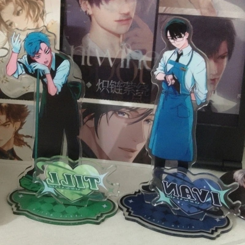 Standee Alien Stage Ivan Till mô hình mica trang trí bàn học series Waiter cực đẹp quà tặng fan anim