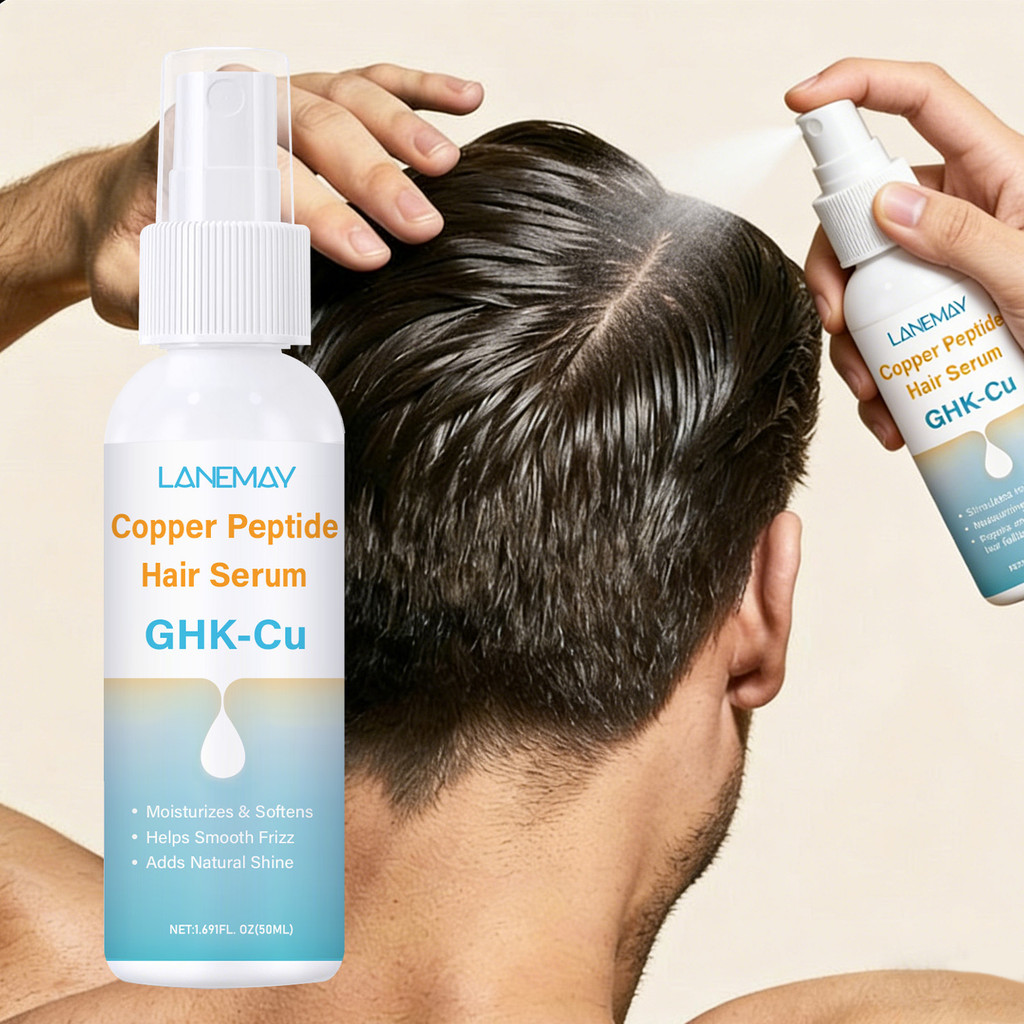 Xịt Tóc Copper Peptide 50ml | Tinh chất GHK-Cu | Serum chống sương mù & mịn màng