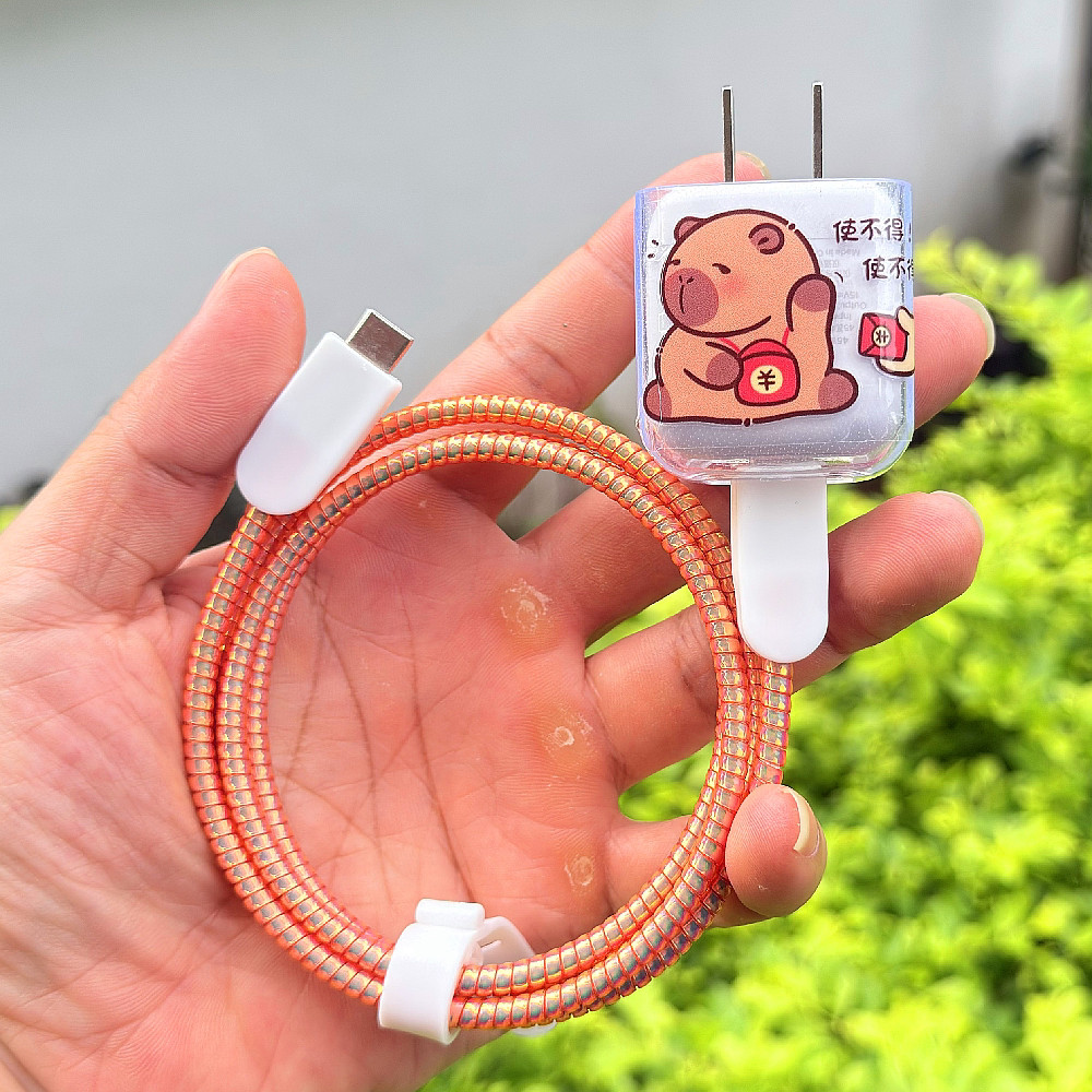 Thích hợp cho Belkin Belkin 45W Apple 17 16 15promax Sạc Cáp Dữ Liệu Bảo Vệ Dây Cuộn Dây