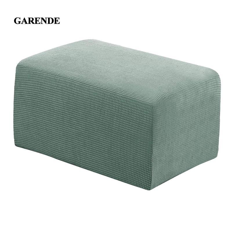 Footstool Cover Co Giãn Ottoman Slipcovers Lưu trữ Pouf Ghế nhỏ Sofa