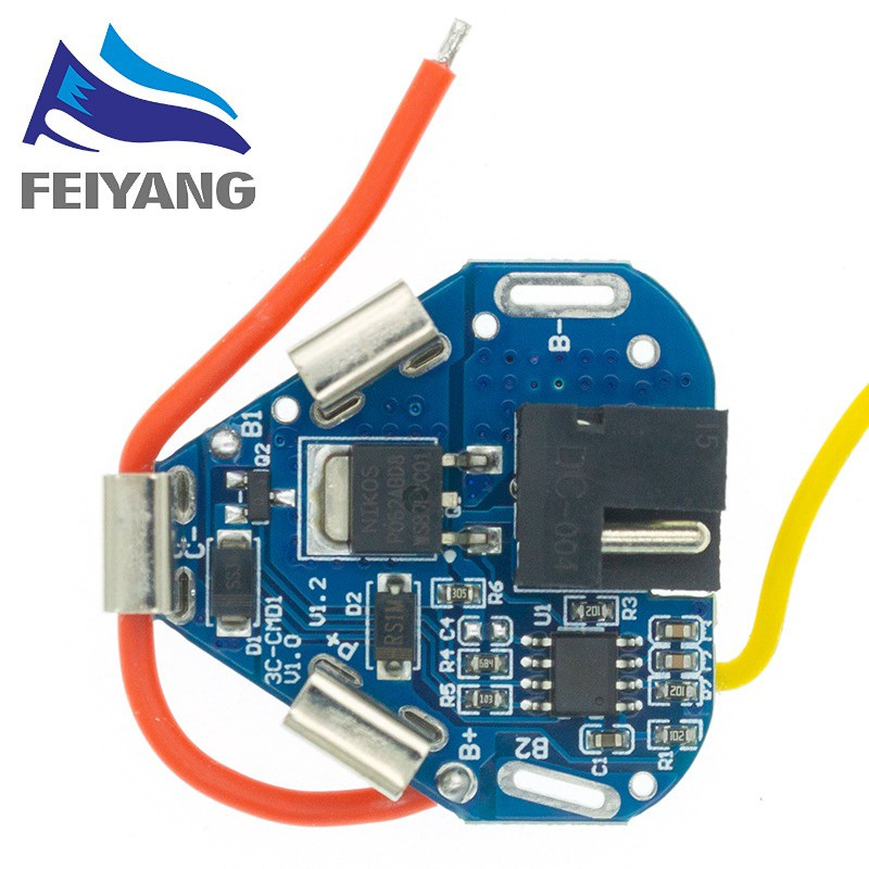 Bảng mạch pin Lithium 3s 10.8v 12.6v 40a Bms 18650 Bms cho tuốc nơ vít Shura Shurika 3s 12v